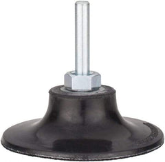 Tru-Maxx - 3" Diam Quick-Change Type P Disc Backing Pad - 1/4" Shank Diam, Medium Density, 20,000 RPM, Quick-Lok Compatible - Americas Industrial Supply