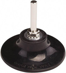 Tru-Maxx - 3" Diam Quick-Change Type P Disc Backing Pad - 1/4" Shank Diam, Hard Density, 20,000 RPM, Quick-Lok Compatible - Americas Industrial Supply