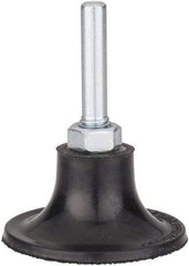 Tru-Maxx - 2" Diam Quick-Change Type P Disc Backing Pad - 1/4" Shank Diam, Medium Density, 30,000 RPM, Quick-Lok Compatible - Americas Industrial Supply