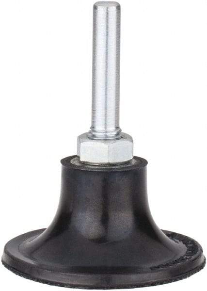 Tru-Maxx - 2" Diam Quick-Change Type P Disc Backing Pad - 1/4" Shank Diam, Hard Density, 30,000 RPM, Quick-Lok Compatible - Americas Industrial Supply