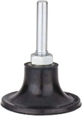 Tru-Maxx - 2" Diam Quick-Change Type P Disc Backing Pad - 1/4" Shank Diam, Hard Density, 30,000 RPM, Quick-Lok Compatible - Americas Industrial Supply