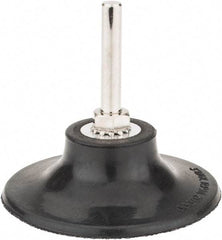 Tru-Maxx - 3" Diam Quick-Change Type S Disc Backing Pad - 1/4" Shank Diam, Soft Density, 20,000 RPM, Quick-Lok Compatible - Americas Industrial Supply