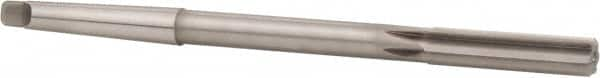 Alvord Polk - 1-1/2" High Speed Steel 12 Flute Chucking Reamer - Straight Flute, 4MT Morse Taper Shank, 3-1/2" Flute Length, 12-1/2" OAL - Americas Industrial Supply