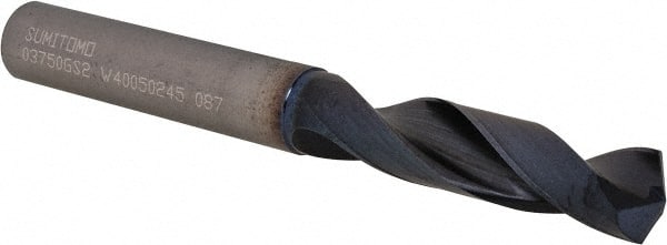 Sumitomo - 3/8" 135° Solid Carbide Screw Machine Drill Bit - Americas Industrial Supply