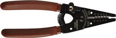 Paramount - 30 to 22 AWG Capacity Wire Stripper - 6" OAL, Plastic Dipped Handle - Americas Industrial Supply