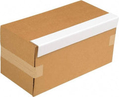 Vestil - 24" Long x 3" Wide x 3" High x 1/16" Thick Edge - White, Cardboard Box, 50 Piece - Americas Industrial Supply