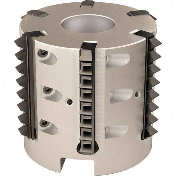 Vargus - 2.084" Cut Diam, 7.874" Max Depth of Cut, 3/4" Arbor Hole Diam, Internal/External Indexable Thread Mill - Insert Style 41B, 5 Inserts, Toolholder Style RTMC-D, 2" OAL - Americas Industrial Supply