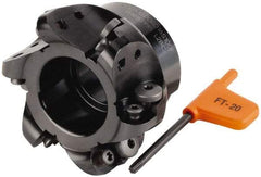 Kennametal - 76.2mm Cut Diam, 8mm Max Depth, 1" Arbor Hole, 6 Inserts, RD.. 1604... Insert Style, Indexable Copy Face Mill - KDM300 Cutter Style, 50.04mm High, Series KDM - Americas Industrial Supply