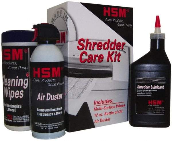 HSM of America - Shredder Care Kit - Use with Document Shredders - Americas Industrial Supply