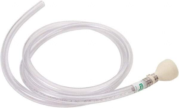 Unger - 6' Long Water Hose - 1" Diam, Plastic, Hot Water Compatible, All Season, Clear - Americas Industrial Supply