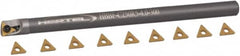 Hertel - 0.3" Min Diam Smallest Bar, 2" Min Diam Largest Bar, Carbide Indexable Boring Bar Set - TD.. Insert, HBBQ Toolholder, 2-1/2" Max Bore Depth, Through Coolant - Americas Industrial Supply