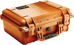 Pelican Products, Inc. - 13" Wide x 6-53/64" High, Clamshell Hard Case - Orange, Polyethylene - Americas Industrial Supply