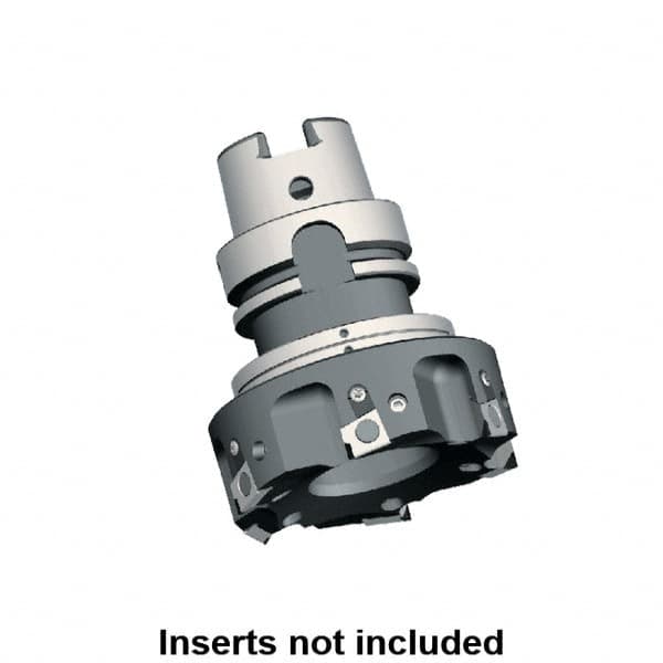 Kennametal - 3 Inserts, 50mm Cut Diam, 63mm Arbor Diam, 9.5mm Max Depth of Cut, Indexable Square-Shoulder Face Mill - 0/90° Lead Angle, 92mm High, BGHX 15L5... Insert Compatibility, Through Coolant, Series Fix-Perfect - Americas Industrial Supply
