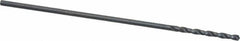 Cleveland - #57 135° Cobalt Jobber Drill - Oxide Finish, Right Hand Cut, Spiral Flute, Straight Shank, 1-3/4" OAL, Split Point - Americas Industrial Supply