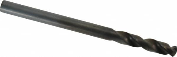 Cleveland - 11/32" 135° Cobalt Jobber Drill - Oxide Finish, Right Hand Cut, Spiral Flute, Straight Shank, 4-3/4" OAL, Split Point - Americas Industrial Supply
