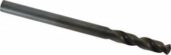 Cleveland - 11/32" 135° Cobalt Jobber Drill - Oxide Finish, Right Hand Cut, Spiral Flute, Straight Shank, 4-3/4" OAL, Split Point - Americas Industrial Supply
