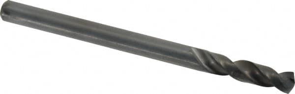 Cleveland - 23/64" 135° Cobalt Jobber Drill - Oxide Finish, Right Hand Cut, Spiral Flute, Straight Shank, 4-7/8" OAL, Split Point - Americas Industrial Supply