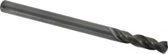 Cleveland - 23/64" 135° Cobalt Jobber Drill - Oxide Finish, Right Hand Cut, Spiral Flute, Straight Shank, 4-7/8" OAL, Split Point - Americas Industrial Supply
