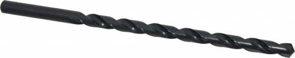 Cleveland - 9/16" 118° Spiral Flute High Speed Steel Taper Length Drill Bit - Americas Industrial Supply
