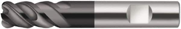 Walter-Prototyp - 11.99mm, 4 Flute, Single End, Solid Carbide, 3mm Corner Radius End Mill - 3" OAL, 50° Helix, Right Hand Flute, 26mm LOC, Right Hand Cut, - Americas Industrial Supply