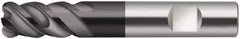 Walter-Prototyp - 3/8", 3 Flute, Single End, Solid Carbide, 0.08" Corner Radius End Mill - 3" OAL, 50° Helix, Right Hand Flute, 7/8" LOC, Right Hand Cut, - Americas Industrial Supply