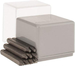 C.H. Hanson - 9 Piece, 1/32" Character Steel Stamp Set - Figures, Heavy Duty - Americas Industrial Supply