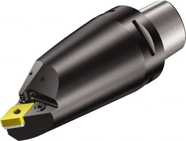 Sandvik Coromant - Right Hand Cut, Size C6, DNMG 150608 Insert Compatiblity, External Modular Turning & Profiling Cutting Unit Head - 0.56mm Ctr to Cutting Edge, 130mm Head Length, Through Coolant, Series T-Max P - Americas Industrial Supply