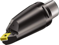 Sandvik Coromant - Right Hand Cut, Size C6, DNMG 150608 Insert Compatiblity, External Modular Turning & Profiling Cutting Unit Head - 0.56mm Ctr to Cutting Edge, 130mm Head Length, Through Coolant, Series T-Max P - Americas Industrial Supply