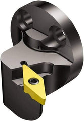 Sandvik Coromant - Right Hand Cut, Size 25, TR-VB1308 Insert Compatiblity, Modular Turning & Profiling Cutting Unit Head - 20mm Ctr to Cutting Edge, 27mm Head Length, Through Coolant, Series CoroTurn TR - Americas Industrial Supply