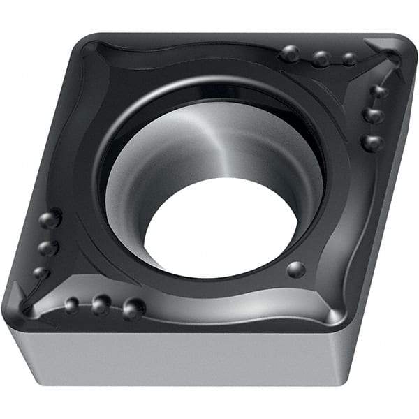 Walter - CPMT MK4 Grade WKK20S Turning Insert - TiCN+Al2O3+(TiCN) Finish, 80° Rhombic, 9.53mm Inscr Circle, 3.97mm Thick, 0.8mm Corner Radius - Americas Industrial Supply