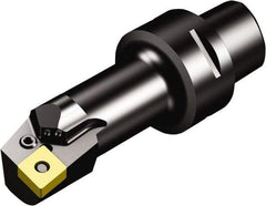Sandvik Coromant - Left Hand Cut, Size C3, CNMG 12 04 08 & CNMG 432 Insert Compatiblity, External Modular Turning & Profiling Cutting Unit Head - 17mm Ctr to Cutting Edge, 90mm Head Length, Through Coolant, Series T-Max P - Americas Industrial Supply