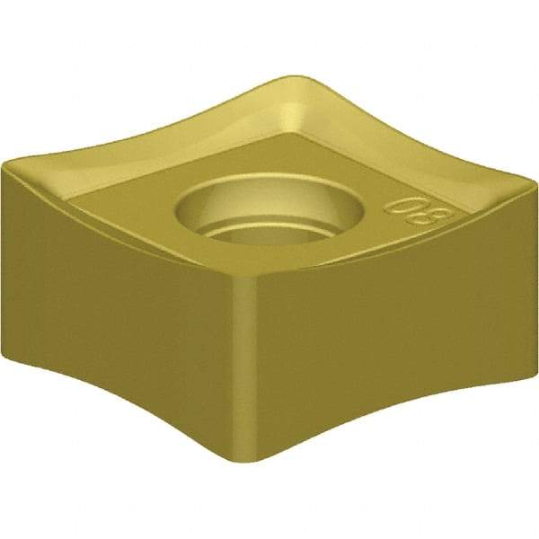 Kennametal - SNHJ31252 LD Grade KC520M Carbide Milling Insert - TiAlN Finish, 0.157" Thick, 10mm Inscribed Circle, 1/32" Corner Radius - Americas Industrial Supply