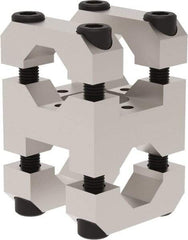 De-Sta-Co - Aluminum Transition Bracket - 104.8mm OAL, Use with BodyBuilder End Effector Systems, Includes Alignment Nuts - Americas Industrial Supply