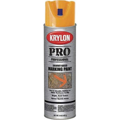 Krylon - 15 fl oz Orange Marking Paint - Solvent Base Formula - Americas Industrial Supply