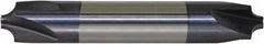 ProMax - 1/16" Radius, 1/4" Mill Diam, 4 Flute Solid Carbide Corner Rounding End Mill - Double End, AlTiN Finish, 2-1/2" OAL, 1/4" Shank Diam - Americas Industrial Supply