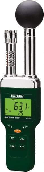 Extech - Thermometer/Hygrometers & Barometers Type: Heat Stress WBGT Meter Minimum Relative Humidity (%): 1 - Americas Industrial Supply