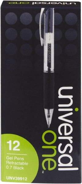 Universal One - Conical Roller Ball Pen - Black - Americas Industrial Supply