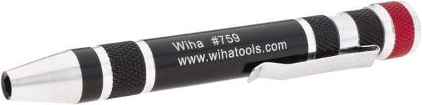 Wiha - 7 Piece, 1/4" Drive Screwdriver Micro Bit Set - T3 to T8 Torx - Americas Industrial Supply