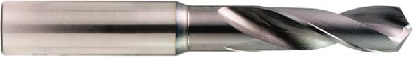 OSG - 2mm 130° Spiral Flute Powdered Metal Screw Machine Drill Bit - V Finish, Right Hand Cut, 12mm Flute Length, 44mm OAL, Standard Point, Straight Shank - Americas Industrial Supply