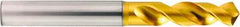 OSG - 16.5mm 120° Spiral Flute Vanadium High Speed Steel Screw Machine Drill Bit - TiAlN Finish, Right Hand Cut, 60mm Flute Length, 126mm OAL, Four Facet Point - Americas Industrial Supply