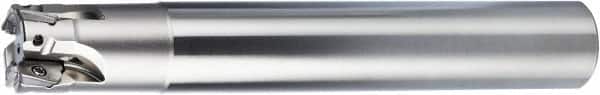 OSG - 1-1/2" Cut Diam, 1-1/4" Shank Diam, 111.24mm OAL, Indexable Square Shoulder End Mill - ZDKT15... Inserts, Weldon Shank, 90° Lead Angle, Through Coolant, Series PHOENIX-PSE - Americas Industrial Supply