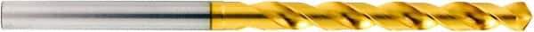 OSG - #44 130° Vanadium High Speed Steel Jobber Drill - TiAlN Finish, Right Hand Cut, Spiral Flute, Straight Shank, 59mm OAL, Standard Point - Americas Industrial Supply