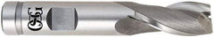 OSG - 1/8", 3/8" LOC, 3/8" Shank Diam, 2-5/16" OAL, 2 Flute, Powdered Metal Square End Mill - Single End, Uncoated, Spiral Flute, Right Hand Cut, Right Hand Flute, Series 620 - Americas Industrial Supply