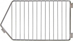 Quantum Storage - 12" Wide, Open Shelving Accessory/Component - Chrome, Chrome Finish, 20" Long, Use with 12" High Modular Stacking Baskets - Americas Industrial Supply