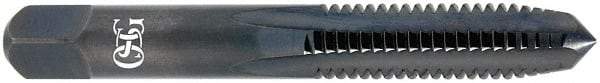 OSG - 1-3/8 - 12 UNF 3B 6 Flute TiCN Finish High Speed Steel Straight Flute Standard Hand Tap - Plug, Right Hand Thread, 6-1/16" OAL, 3" Thread Length, H4 Limit, Oversize - Americas Industrial Supply