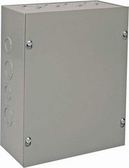 nVent Hoffman - Steel Junction Box Enclosure Screw Flat Cover - NEMA 1, 8" Wide x 10" High x 4" Deep - Americas Industrial Supply