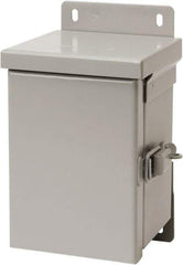 nVent Hoffman - Steel Standard Enclosure Hinge Flat Cover - NEMA 3R, 16" Wide x 20" High x 6" Deep, Watertight - Americas Industrial Supply
