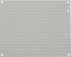 nVent Hoffman - 8-1/4" OAW x 10-1/4" OAH Powder Coat Finish Electrical Enclosure Perforated Panel - 12" x 10" Box, 16 Gauge Steel, Use with A12N104/A12N106/A12R106HCR - Americas Industrial Supply