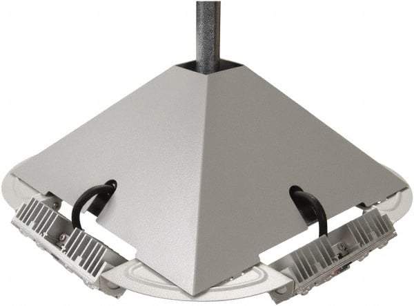 Cooper Lighting - 6" Long Steel Light Fixture Wire Guard - For Use with Garage Area Lights & Quadcast Luminaires - Americas Industrial Supply