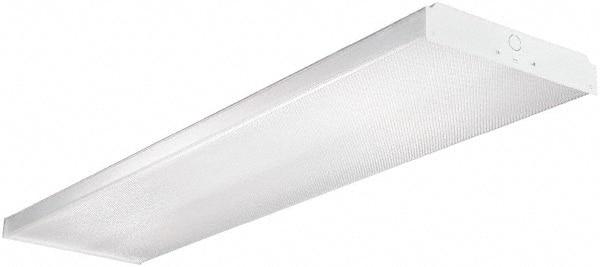 Cooper Lighting - 2 Lamp, 2 Ft. Long, 17 Watt, Surface Mounted, Fluorescent Lamp Wraparound Light Fixture - 120-277 Volt, Electronic Ballast - Americas Industrial Supply